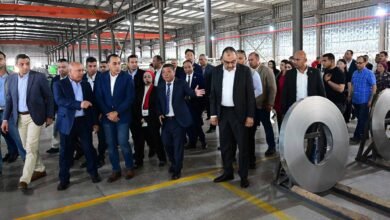 مدبولى-يفتتح-مصنع-“تشينج-شان-للصناعة”-لإنتاج-الأثاث-المعدنى-باستثمارات-4.5-مليون-دولار