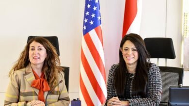 وزيرة-التخطيط-تبحث-مع-السفيرة-الأمريكية-تطوير-العلاقات-الاقتصادية