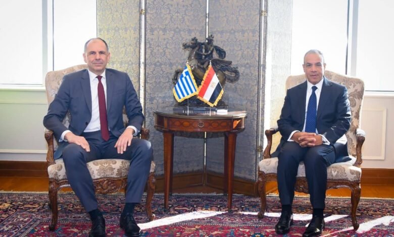 مباحثات-مصرية-–-يونانية-لدعم-الشراكة-الاستراتيجية