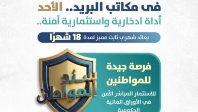 بعائد-ثابت.-المالية-تطرح-«سند-المواطن»-عبر-البريد-الأحد-المقبل