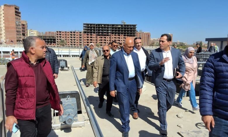 نائب-وزيرة-الإسكان-يتفقد-مشروعات-مياه-الشرب-والصرف-الصحي-بالفيوم