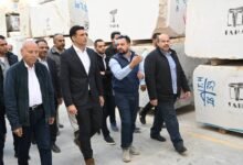 وزير-الصناعة-يتفقد-أعمال-مصانع-منطقة-“شق-الثعبان”-للرخام