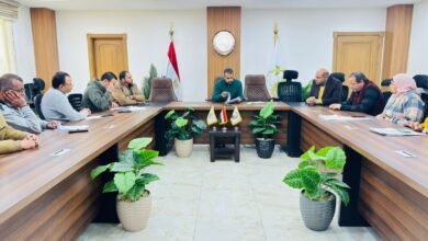 المهندس-محمود-مراد-يتابع-أعمال-اللجنة-العقارية-والمشروعات-الميدانية-بالعبور-الجديدة