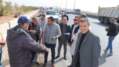 نادر-زعفر-يتفقد-محاور-6-أكتوبر-ويوجه-بصيانة-فورية-للدائري-الأوسطي