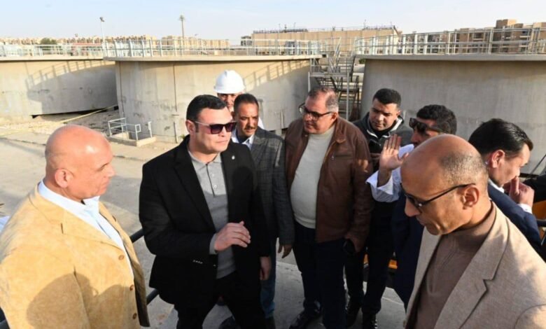 وزير-الإسكان-يتفقد-مشروع-رفع-كفاءة-محطة-تنقية-مياه-الشرب-بمدينة-الشيخ-زايد