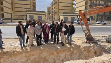 رئيس-جهاز-6-أكتوبر-يتفقد-المحاور-الرئيسية-بمنطقة-التوسعات-الشمالية