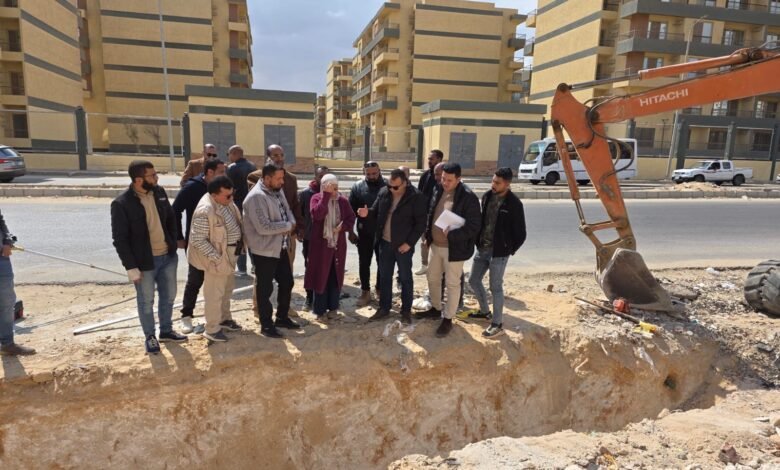 رئيس-جهاز-6-أكتوبر-يتفقد-المحاور-الرئيسية-بمنطقة-التوسعات-الشمالية