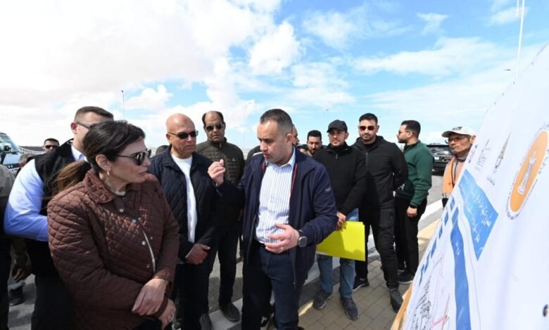 وزيرة-الإسكان-تتابع-تنفيذ-المرافق-الرئيسية-لمنطقة-أبراج-الداون-تاون-بالعلمين-الجديدة