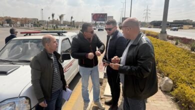 جولة-ميدانية-لرئيس-جهاز-6-أكتوبر-لمتابعة-مشروعات-“الحزام-الأخضر”