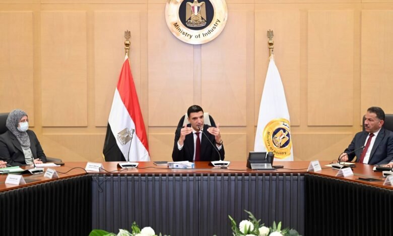 وزير-الصناعة-يبحث-مع-“دي-كود-للاستشارات”-مستجدات-استراتيجية-القطاع