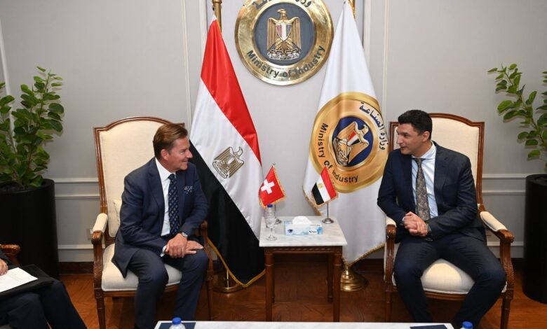 مصر-وسويسرا-تبحثان-تعزيز-التعاون-للوصول-إلى-مرحلة-الشراكة-الصناعية