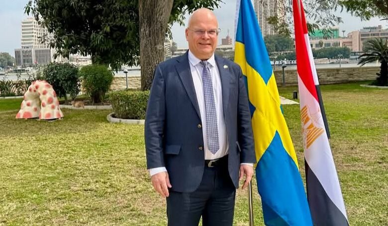 السفير-السويدى-لـ«البورصة»:-2-مليار-يورو-حجم-التجارة-البينية-مع-مصر