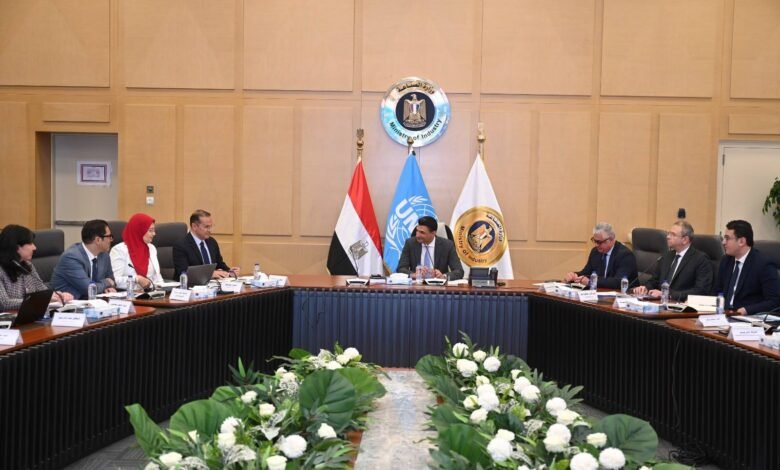 وزير-الصناعة-يترأس-اجتماع-لجنة-تسيير-برنامج-الشراكة-القطرية-لمصر 