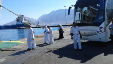 السياحة: بدء-أولى-رحلات-عودة-حجاج-الحج-السياحي-البري