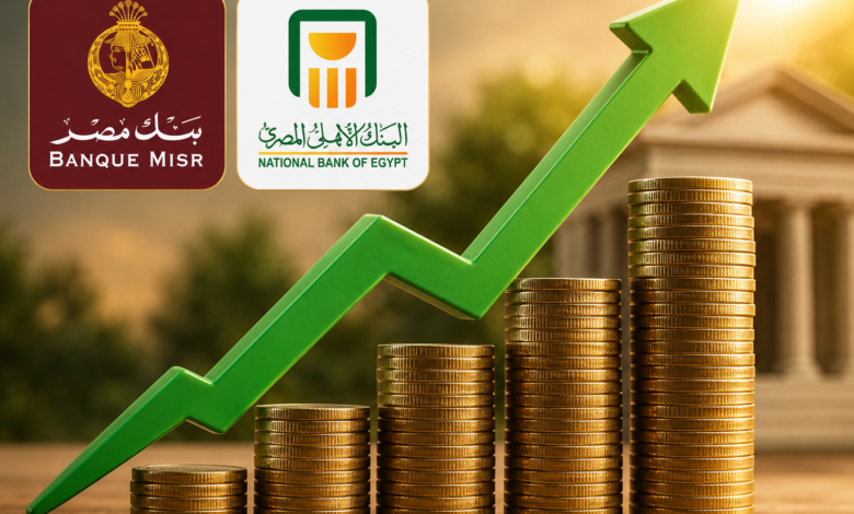أكبر-بنكين-في-مصر-يرفعان-الفائدة-على-الشهادات-العائد-يصل-إلى-19.5%
