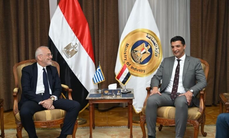 مصر-واليونان-تبحثان-فرص-تعزيز-الشراكة-الصناعية